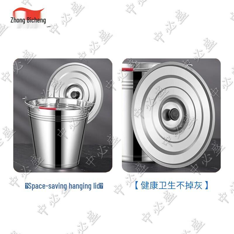 Robuster tragbarer Wassereimer aus Edelstahl