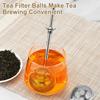 Tea Strainers for Loose Tea, 2 pcs Stainless Steel Tea Infuser Fine Mesh Tea Ball, Diffusers Steeper for Loose Leaf Tea