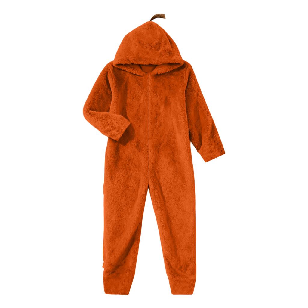 Damen Flannel Overall Loungewear Set mit Halloween-Print für den Urlaub