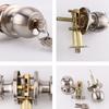 Universal Door Handle Knobs Bathroom Entrance Locks Accessories Bedroom Living Room Lock With Keys Door Lock 4