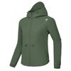 Logo Letter Hooded Raglan Long Sleeve Jacket Women Jacket Thyme-Green P225W181-031F