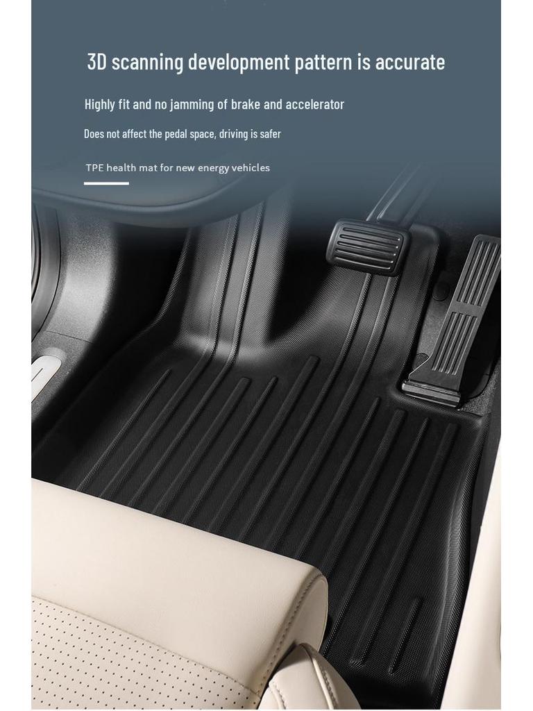 Waterproof TPE Floor Mats for 2021 GMC Acadia - Eco-Friendly, Car-Specific and Trunk Mats Included
