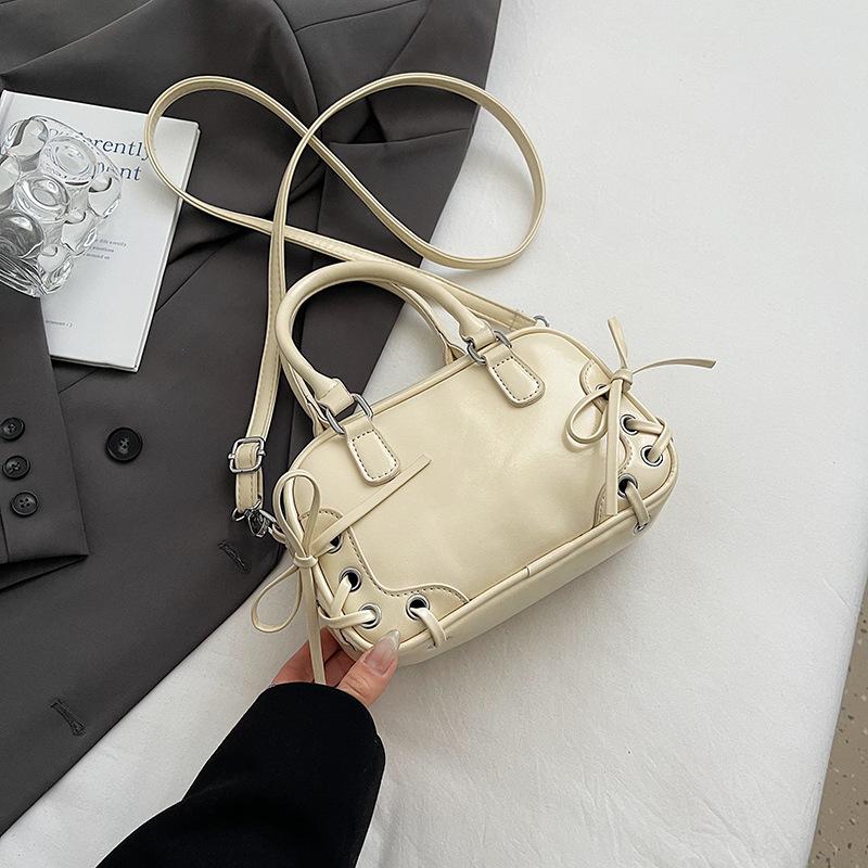 Premium Small Bag Women's Spring and Summer New Versatile Messenger Bag Bow Casual Portable Pillow Bag