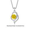 Kailaimei Korean Style Heart Pendant Necklace - Trendy Clavicle Chain Korean Accessories
