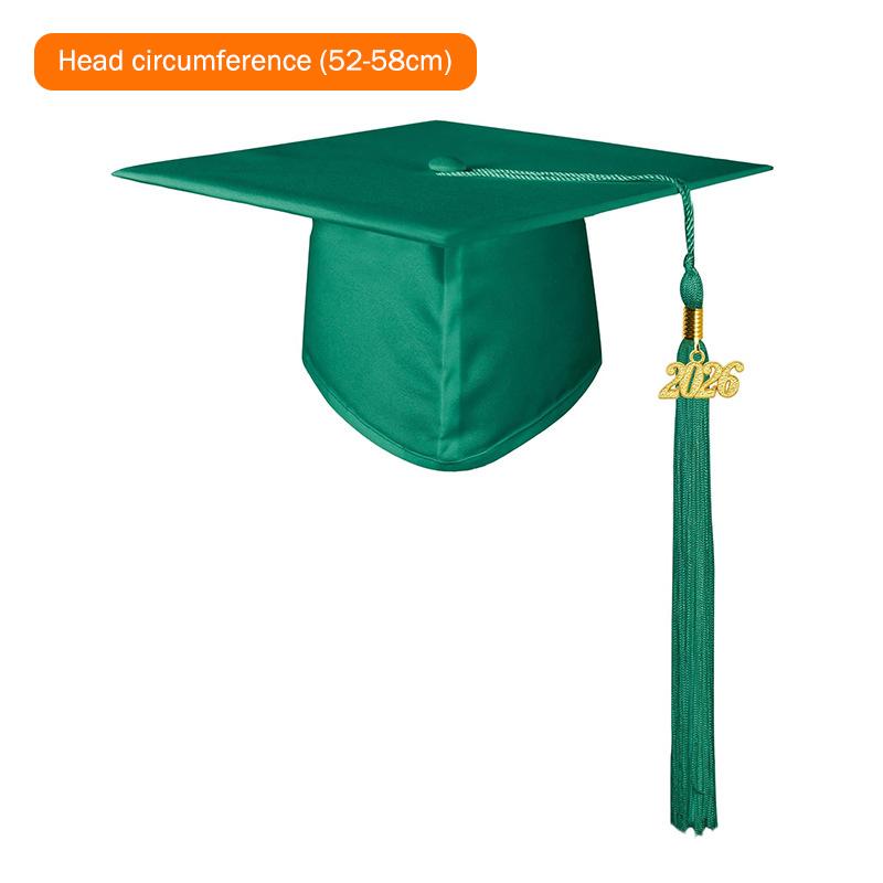 2026 Graduation Cap Headwear With Tassel For High School & Bachelor Degree Cap Unisex Graduation Dress Ceremony Hat Master