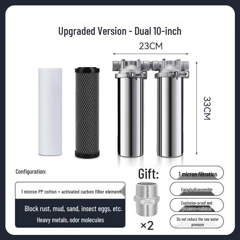 

Jundingying 10-inch Stainless Steel Quick Release Filter Clamp
