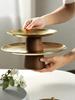 French Chic Dessert Stand: Elegant Afternoon Tea & Snack Tray for Luxurious Living Rooms