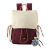 Schoolbag color matching backpack men and women lightweight and compact outdoor travel small backpack summer contrasting color student leisure 