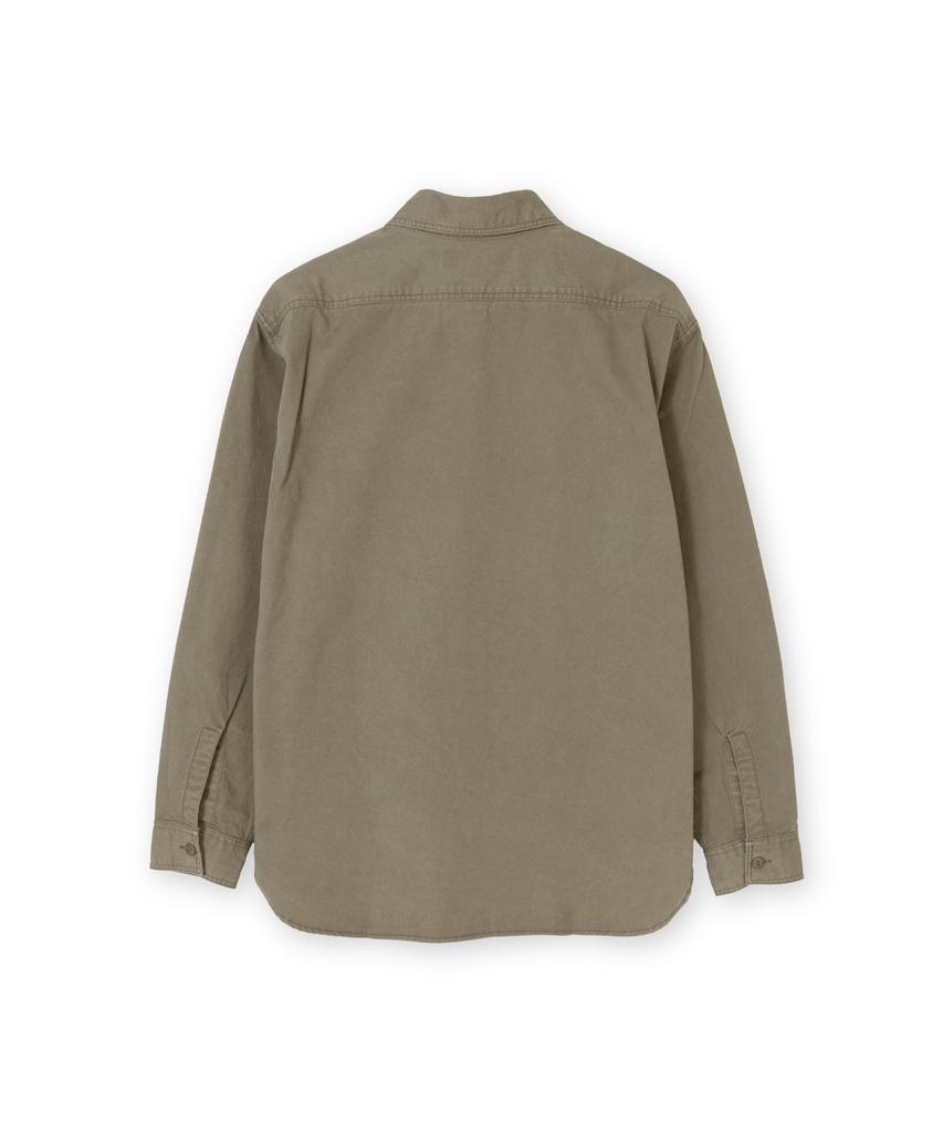 Beulaunyadeu Washed Work Shirt, Dark Beige