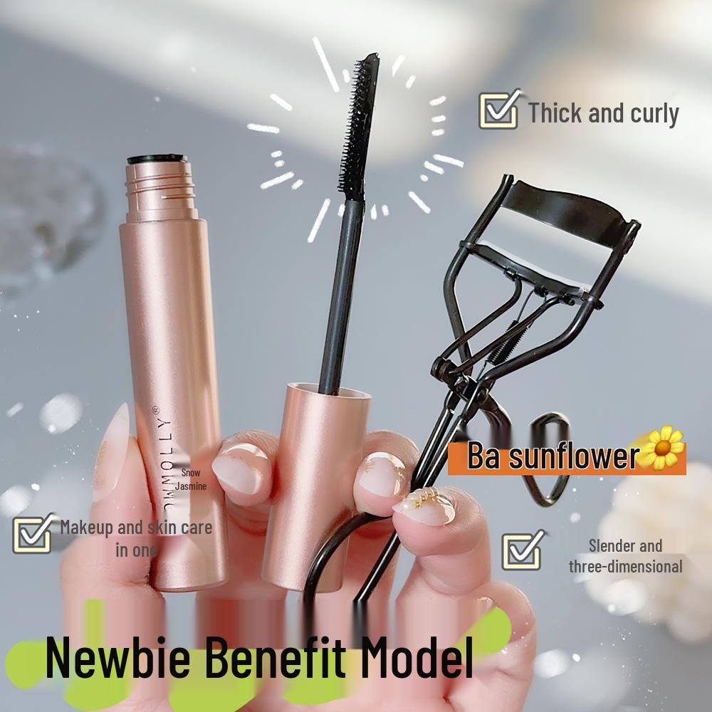 Snow Jasmine Long-Lasting Curling Mascara: Natural, Thick, Non-Smudging Formula
