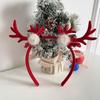 Fawn Horn Christmas Headband Plastic Christmas Elf Headband Cosplay Costume Antlers Headband  Kid