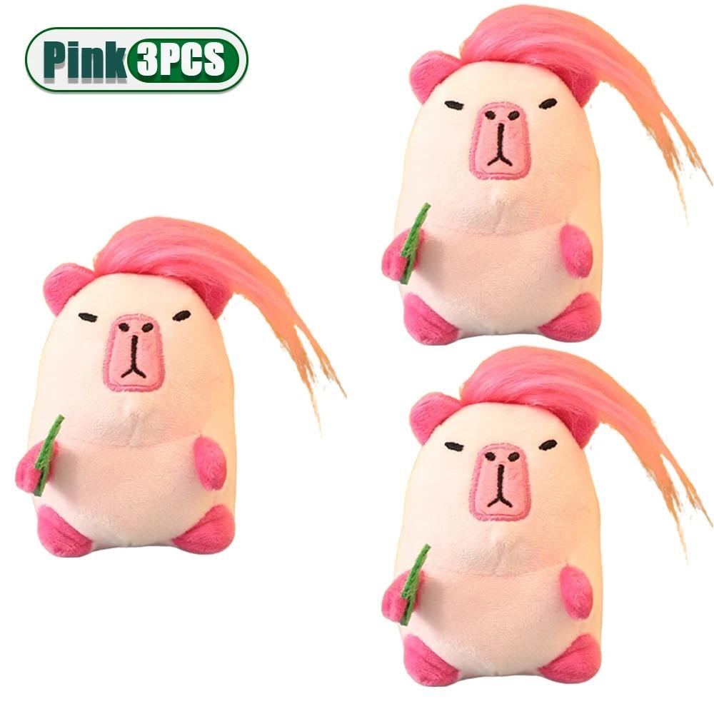 1-20PCS Kawaii Keychain Plush Pendant Explosive Kapybara Plush Pendant Keychain Toys Bag Pendant Doll Car Decoration Doll