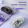 AULA SC660 Transparent Multi-Mode Wireless Gaming Mouse