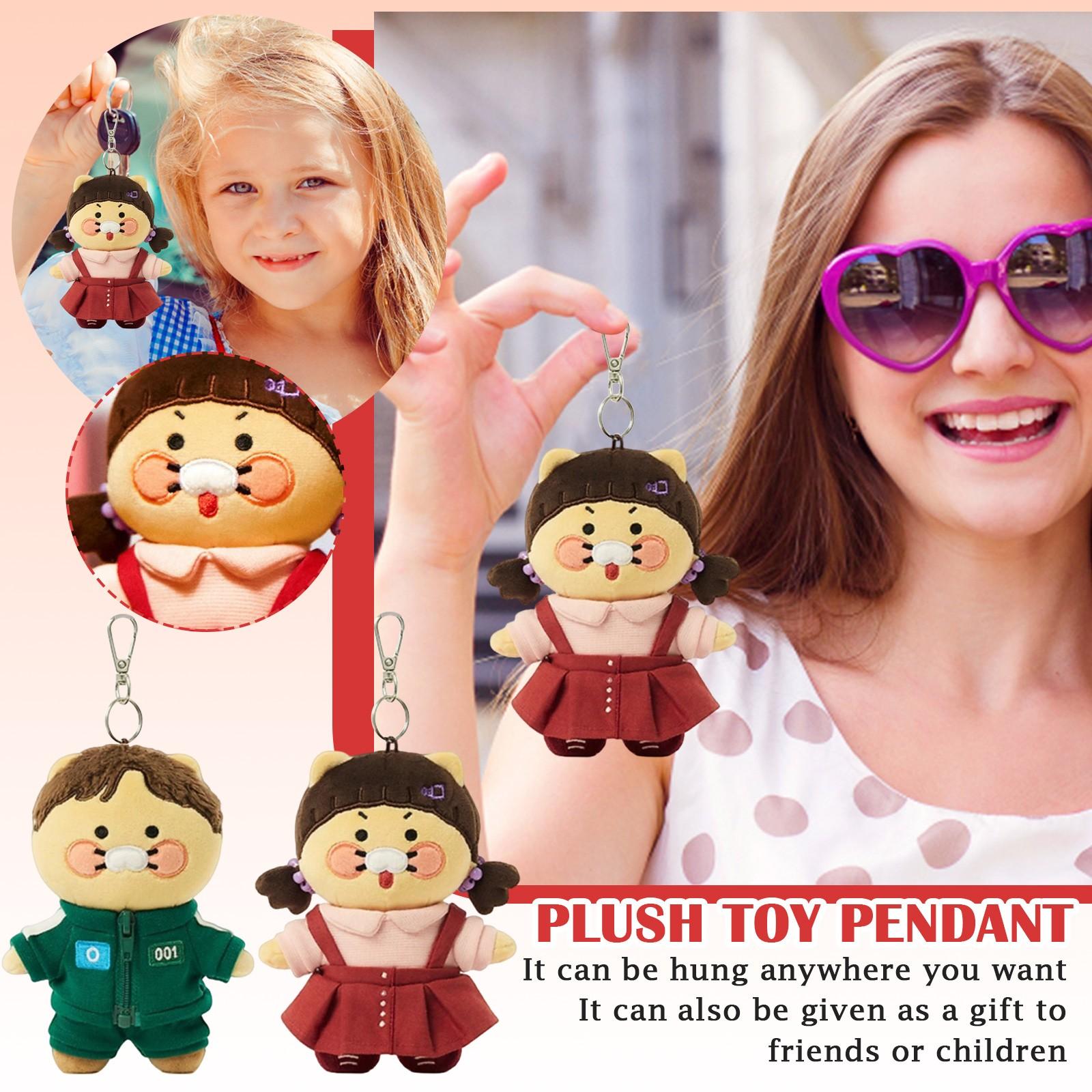 

Мягкий и милый маленький брелок милый шарф плюшевая кукла подвесная мультяшная кукла One Size