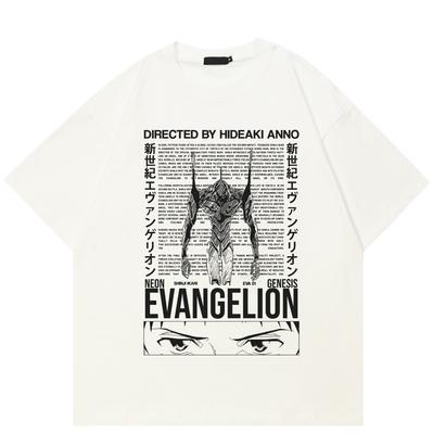 T-shirt Grafica Anime Streetwear Cotone T-shirt Unisex Top Magliette Manica Corta T-shirt