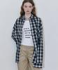 Lady Volume Classic Check Shirt (Black)