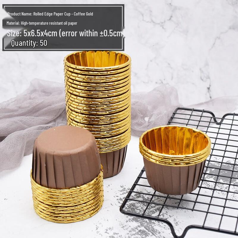 Rolled Edge Cupcake Liners