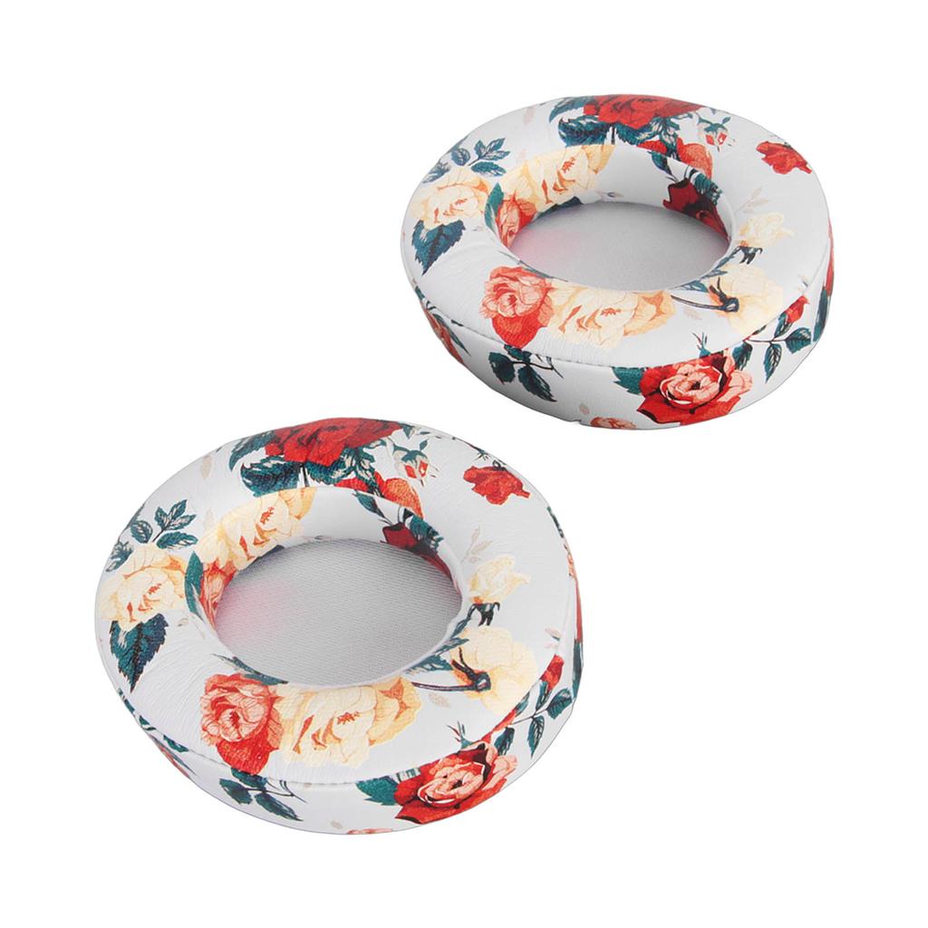 Replacement Ear Cushions Professional Soft Protein Leather Soundproof Memory Foam Print Ear Pads for Studio 2 Studio 3