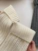 Women's Japanese Style Gray Knitted Wool Leg Warmers: Autumn/Winter Yoga Pants Accessories