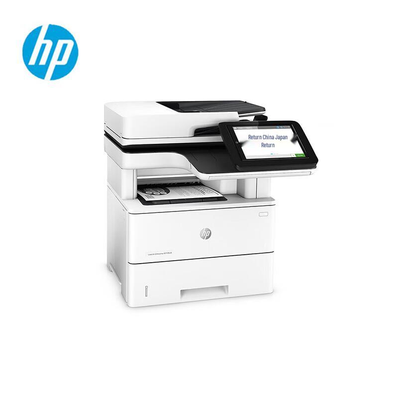 HP M528dn A4 Black & White Laser Multifunction Printer CN plug (adapter included)