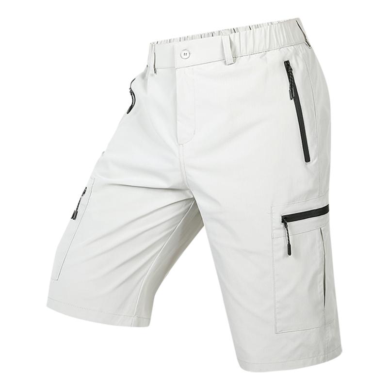 

Summer Quick Dry Cargo Shorts Men s Beach Pants Lightweight Work Cargo Shorts Multi Pockets Waterproof Outdoor Hiking Fishing Shorts Male XXXL світло-зелений колір