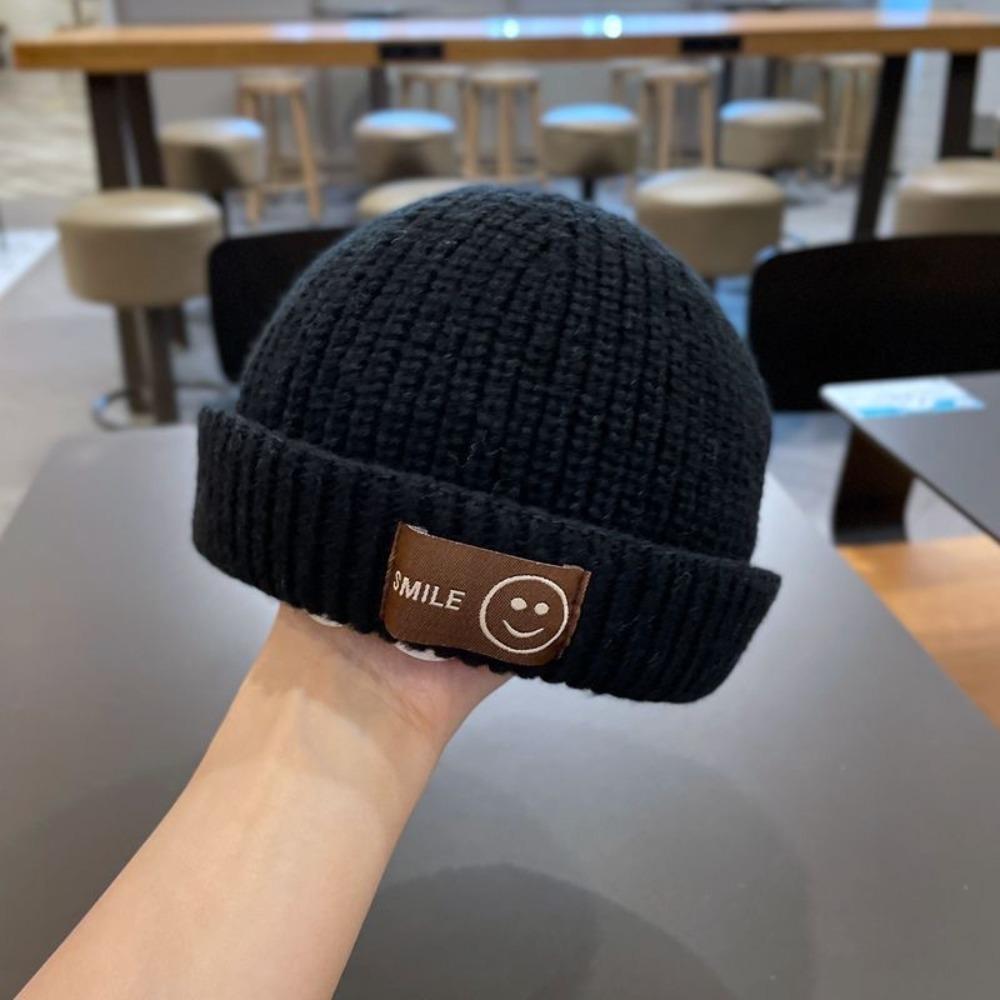 

Потовщені шапочки-бонети Зимова тепла шапка-біні без полів Нова шапка із захистом вух Для вулиці чорний