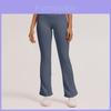 Slim Fit Yoga Pants With Crossed High Waist For Running And Fitness Women
