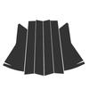 For Nissan Qashqai J10 2006-2013 B/C Pillar Stickers - PC Window Decorative Trim for Middle Pillar,Car Exterior Accessories 2007