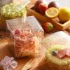 15pcs PET Clear Plastic Party Favor Boxes with Golden Ribbon Transparent Cube Treat Boxes Gift Packaging Boxes Waterproof Folding Gift Containers