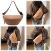 Winter Fleece Sherpa Shoulder Crossbody Bags Autumn Mini Belt Chest Bag Women Trendy Waist Pouch Small Side Bag Bum Fanny Pack