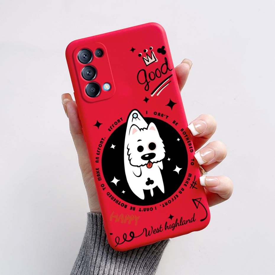 For OPPO Reno 5 5G Case Reno5 4G Silicone Bumper Cute Panda Phone Cover For OPPO Reno 5 5 Pro CPH2145 CPH2159 Cases fundas Coque
