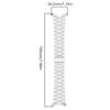 Replacement Watch Strap for Watch Ultra 47mm Smartwatch Stainless Steel Watchband Sweat Proof Watch Band