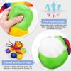 Children's Hand Throwing Ribbon Rainbow Tail Ball Parent Child Outdoor Sports Sandbag Meteor Ball Sensory Training Kid Toys