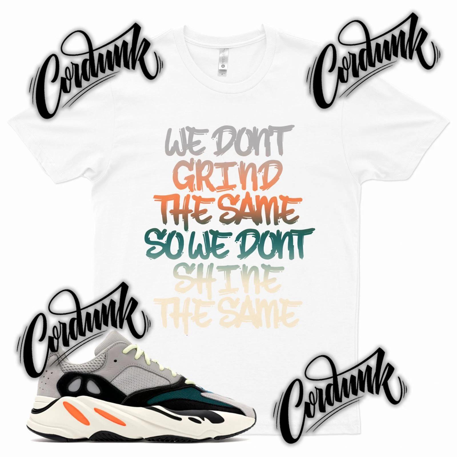 White GRIND DIFFERENT Sneaker T Shirt YZ 700 Wave Runner Azareth Inertia 3XL