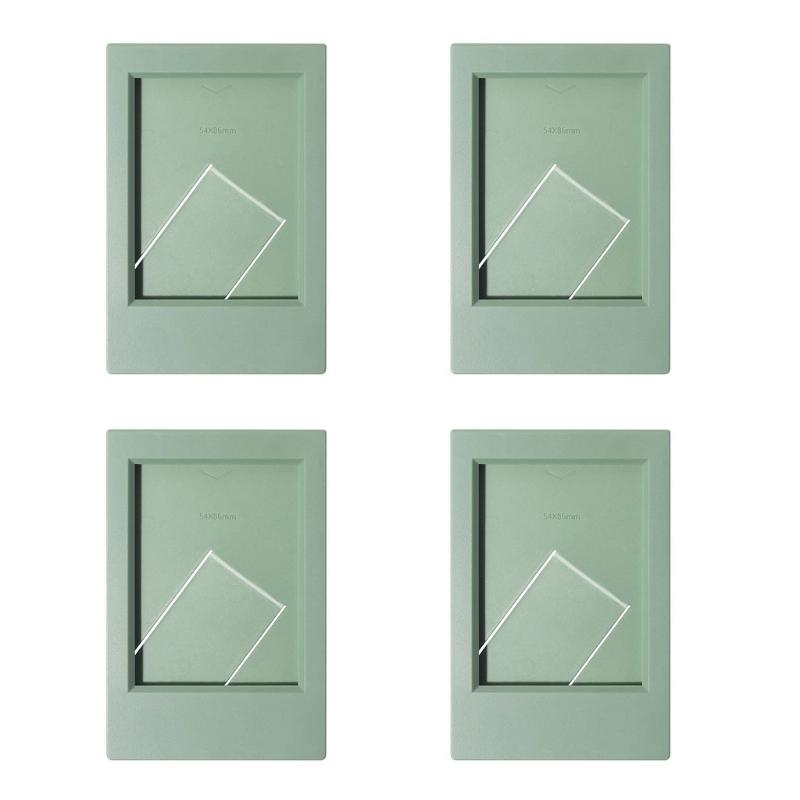 3Inch Minimalists Instantly Photo Frame Light ABS PP Materials Easy Installation For Desk Table Decorations 4pcs