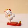 Cute Cartoon Cat Phone & Tablet Holder,Desktop Lazy Stand,Creative Ornament for Office Desk,Universal for Smartphone Tablet