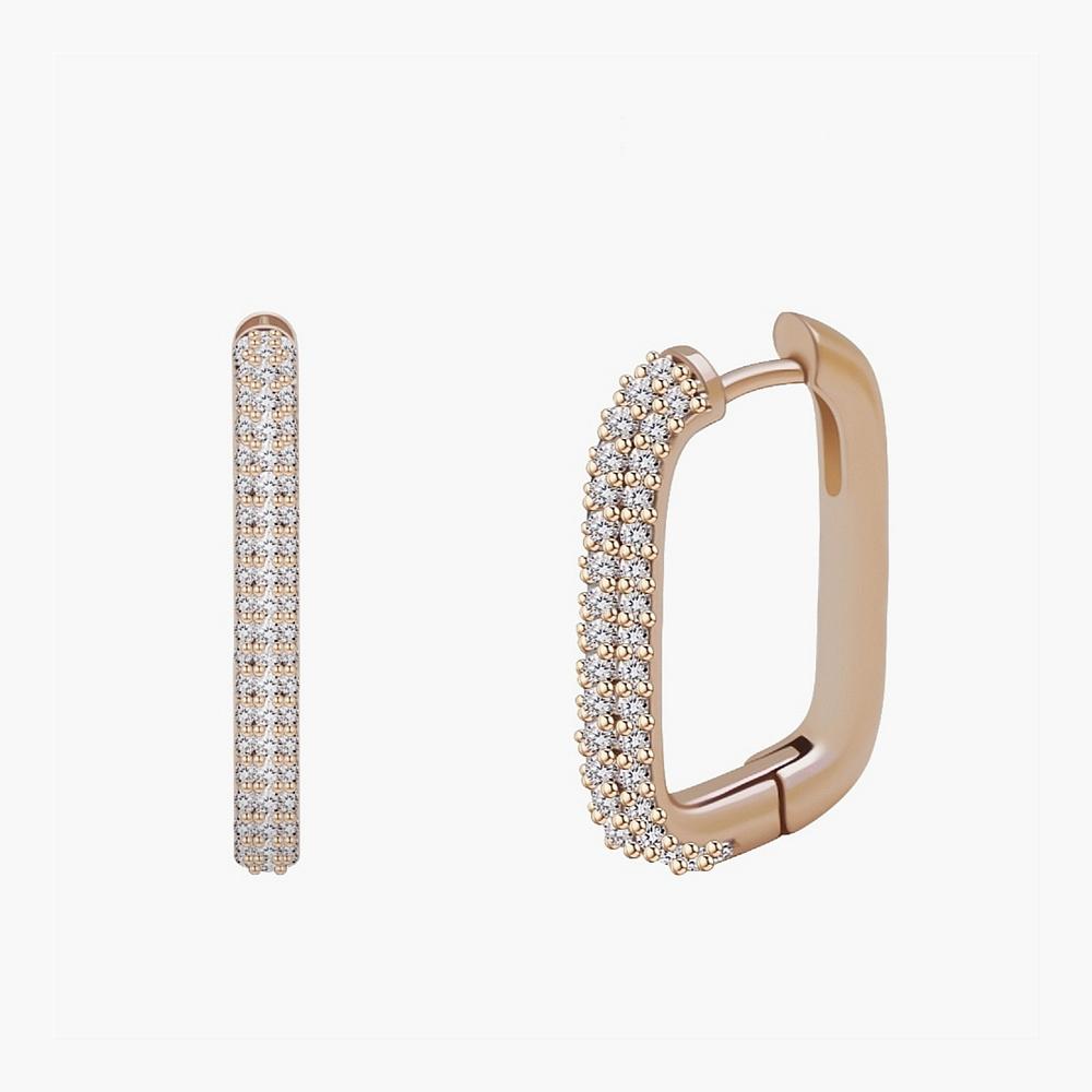 Monograph Lottie Earrings Mger001S 14K Gold Plated