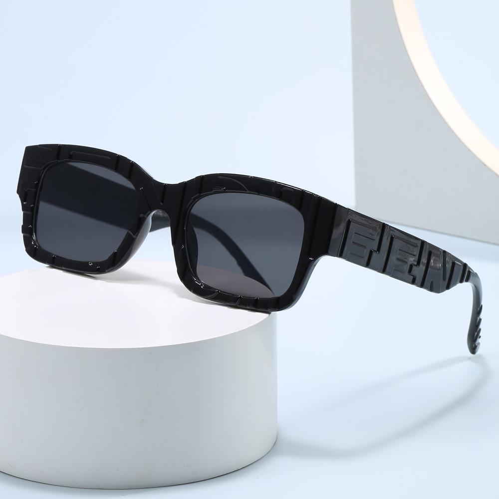 2Pack New Square Sunglasses Vintage Women Fashion Female Sun Glasses Men Shades Uv400 Luxury Brand Male Fishing Glasses