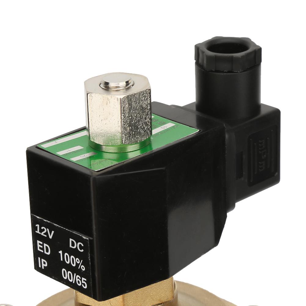 Fluid Controller G1  Electric Solenoid Valve DN25 NC Brass Electromagnetic Valve(DC 12V)