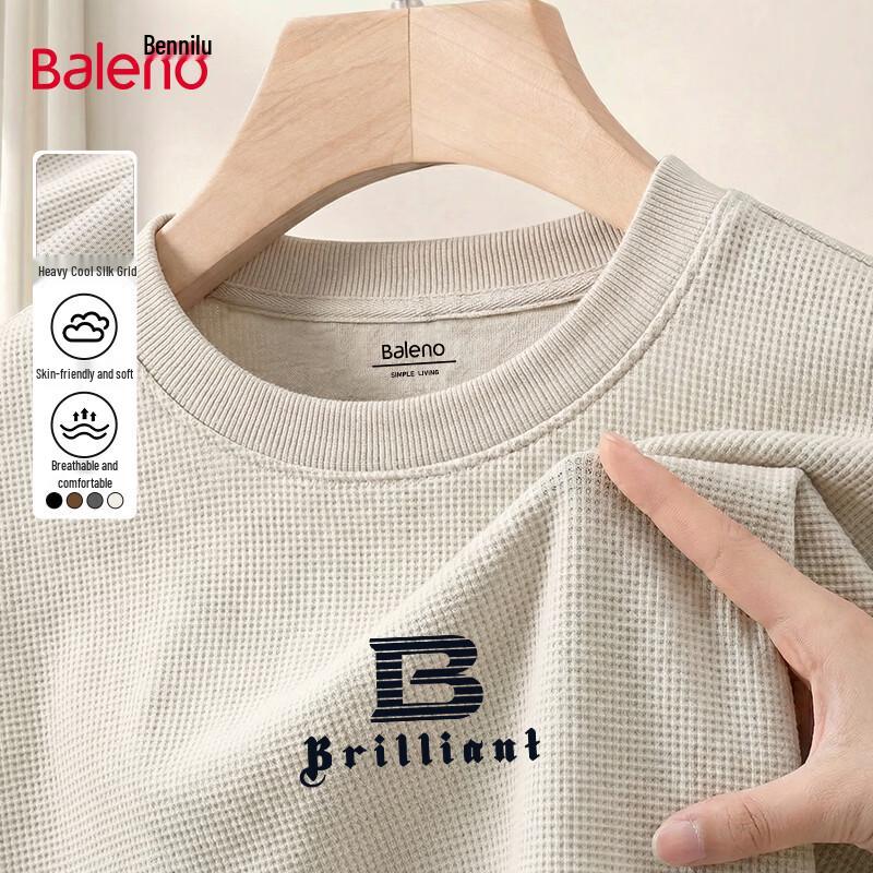 Baleno Men s Textured Loose Fit Round Neck Sweatshirt XL