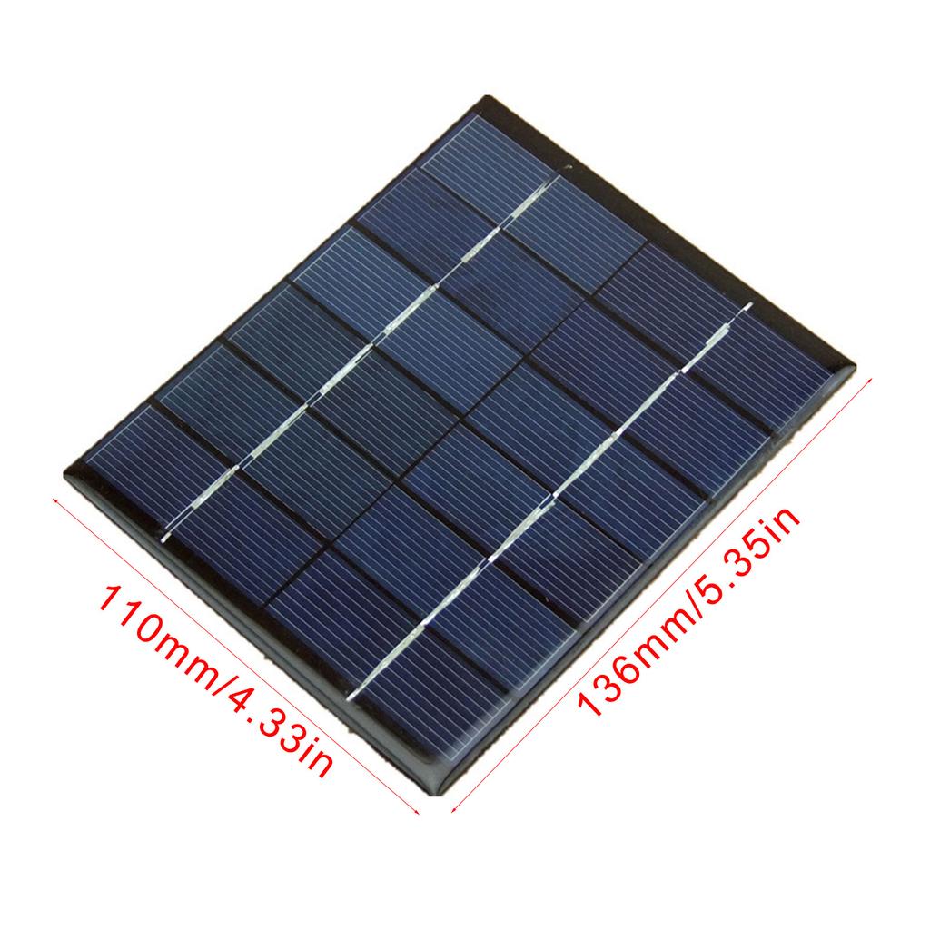 2W Solar Panel 6V High Conversion Rate Power Board Energy Efficient DIY Charger Kit Easy To Carry for Power Solution