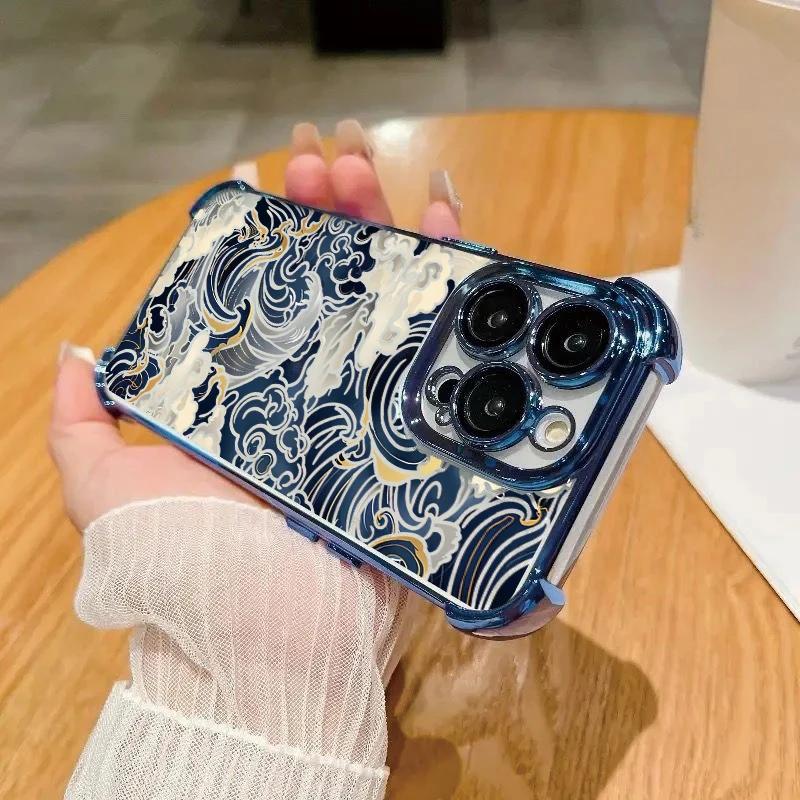 Phone Case For Honor 600 Lite 400 Pro X8D X6D X9B X7A X6A X8B X8 Magic 7 Lite Vintage Soft Violet Flowers Cover Air Bag