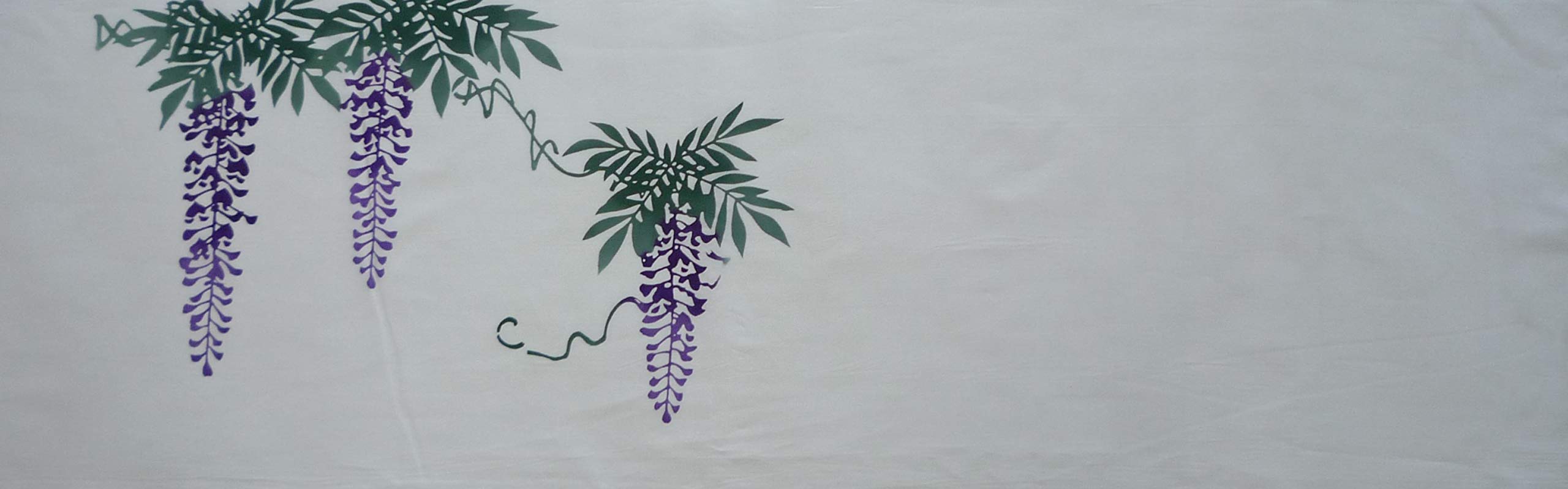 

Todaya Shoten Tenugui 152 Nashien-zome (Wisteria)