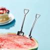 Shovel Spoon Creative Cute Mini Stainless Steel Tableware For Home Kitchen Dessert Ice Cream Coffee Tea Soup Eating Tool