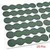 100pcs Self-Adhesive 21700 18650 26650 Battery Insulating Gasket, Hollow Paperboard Electrical Insulation Pad Rings 1S-8S Solid