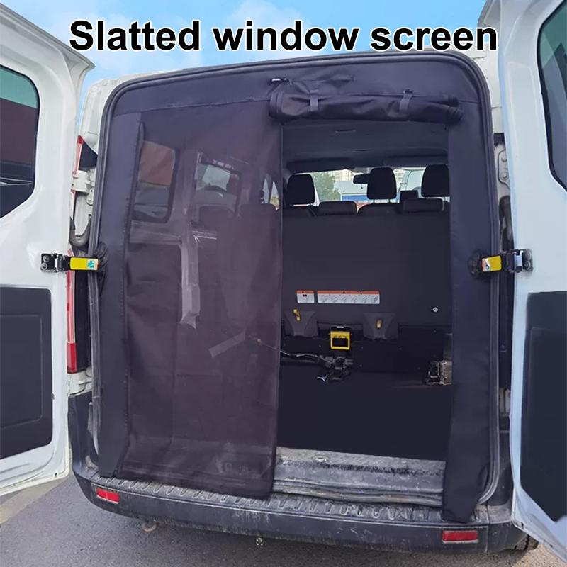 Camper Rear Tailgate/Sliding Door Magnetic Mosquito Fly Screen Mesh Insect Bug Net Camping For Ford Transit Custom 2012-Onwards