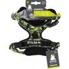 Harness - M PETS - HIKING - Camouflage S - Padded Fabric - Safety Buckle - Handle - Back/front Leash