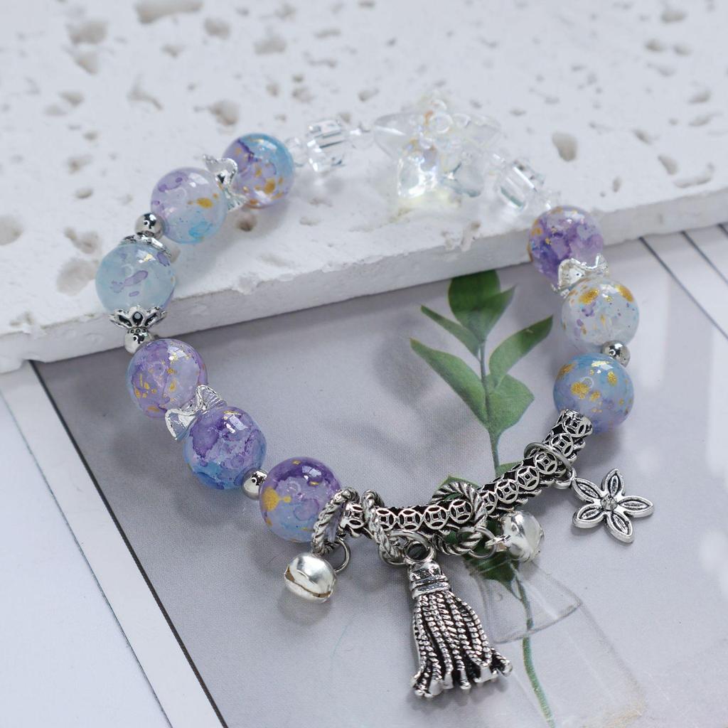 Mori Style Mermaid Crystal Bracelet – Versatile Niche Design for Women, Ideal for Students and Best Friends