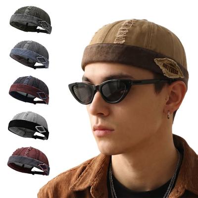 Leichter Melonenhaut-Hut Streetwear Schirmmütze Mode Docker Mützen Hut Outdoor