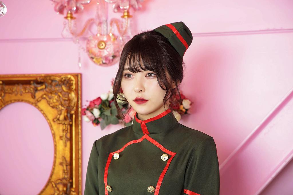 Clearstone Tokimeki Graffiti Cosplay Halloween Army Girl Green Women's
